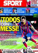 Portada diario Sport del 6 de Noviembre de 2013