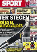 Portada diario Sport del 8 de Noviembre de 2013