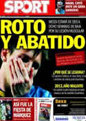 Portada diario Sport del 12 de Noviembre de 2013