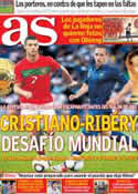 Portada diario AS del 13 de Noviembre de 2013