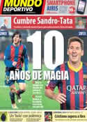 Portada Mundo Deportivo del 16 de Noviembre de 2013