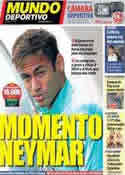 Portada Mundo Deportivo del 23 de Noviembre de 2013