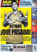 Portada Mundo Deportivo del 25 de Noviembre de 2013