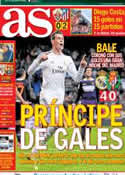 Portada diario AS del 1 de Diciembre de 2013