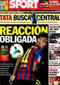 Portada diario Sport del 1 de Diciembre de 2013