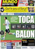 Portada Mundo Deportivo del 3 de Diciembre de 2013