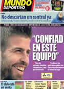 Portada Mundo Deportivo del 5 de Diciembre de 2013