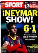 Portada diario Sport del 12 de Diciembre de 2013