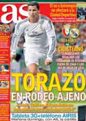 Portada diario AS del 14 de Diciembre de 2013