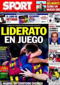 Portada diario Sport del 14 de Diciembre de 2013