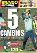 Portada Mundo Deportivo del 14 de Diciembre de 2013