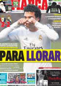 Portada diario Marca del 15 de Diciembre de 2013