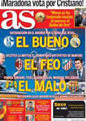 Portada diario AS del 17 de Diciembre de 2013