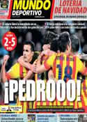 Portada Mundo Deportivo del 23 de Diciembre de 2013