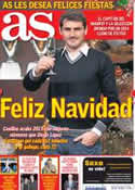 Portada diario AS del 24 de Diciembre de 2013