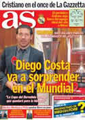 Portada diario AS del 26 de Diciembre de 2013