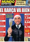 Portada Mundo Deportivo del 26 de Diciembre de 2013