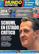 Portada Mundo Deportivo del 30 de Diciembre de 2013