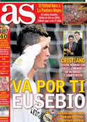 Portada diario AS del 6 de Enero de 2014