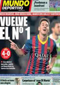 Portada Mundo Deportivo del 9 de Enero de 2014