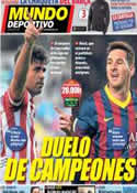 Portada Mundo Deportivo del 11 de Enero de 2014