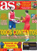 Portada diario AS del 12 de Enero de 2014