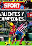 Portada diario Sport del 12 de Enero de 2014