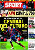 Portada diario Sport del 16 de Enero de 2014