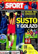 Portada diario Sport del 17 de Enero de 2014