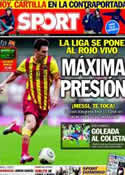 Portada diario Sport del 19 de Enero de 2014