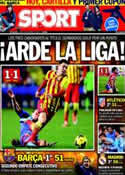 Portada diario Sport del 20 de Enero de 2014