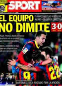 Portada diario Sport del 27 de Enero de 2014