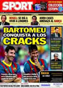 Portada diario Sport del 28 de Enero de 2014