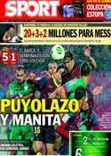 Portada diario Sport del 30 de Enero de 2014