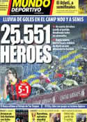 Portada Mundo Deportivo del 30 de Enero de 2014