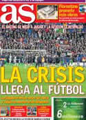 Portada diario AS del 31 de Enero de 2014