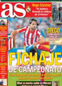 Portada diario AS del 1 de Febrero de 2014