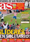 Portada diario AS del 3 de Febrero de 2014