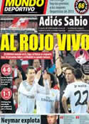 Portada Mundo Deportivo del 3 de Febrero de 2014