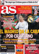 Portada diario AS del 4 de Febrero de 2014