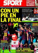 Portada diario Sport del 6 de Febrero de 2014