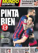 Portada Mundo Deportivo del 6 de Febrero de 2014