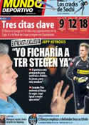 Portada Mundo Deportivo del 7 de Febrero de 2014