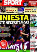 Portada diario Sport del 8 de Febrero de 2014