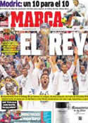 Portada diario Marca del 10 de Febrero de 2014