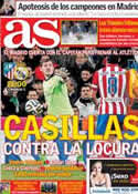 Portada diario AS del 11 de Febrero de 2014