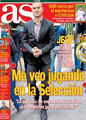 Portada diario AS del 15 de Febrero de 2014