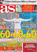 Portada diario AS del 17 de Febrero de 2014