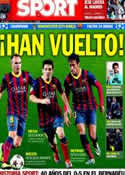 Portada diario Sport del 17 de Febrero de 2014