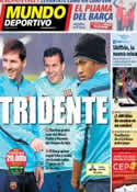 Portada Mundo Deportivo del 22 de Febrero de 2014